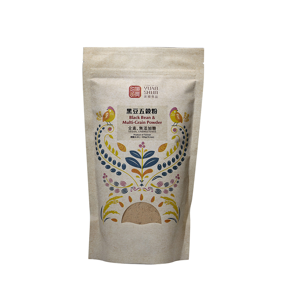 【源順】黑豆五穀粉500g-無添加糖(5包/組)