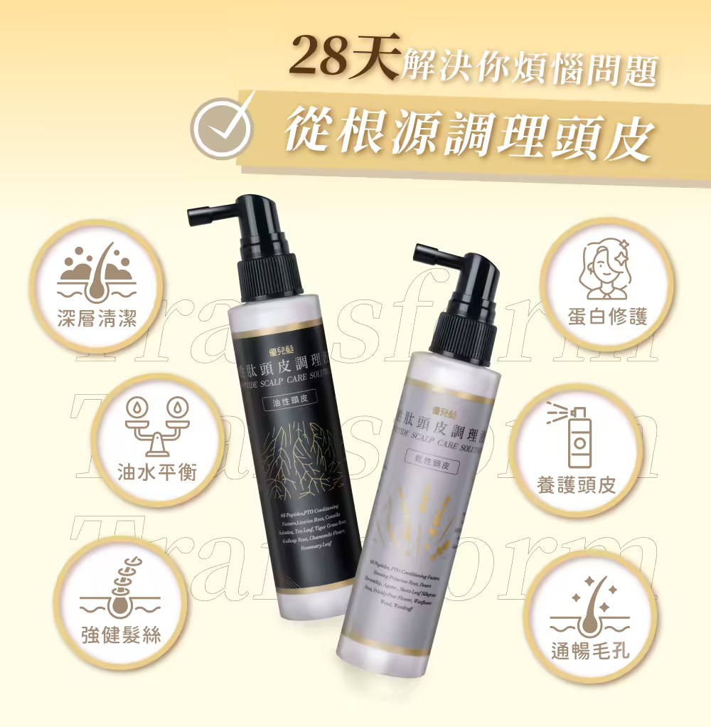 任選買一送一【優兒髮】68胜肽頭皮調理液100ml/瓶:圖片 2