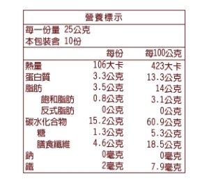 有機高纖胚芽米糠麩250g:圖片 4